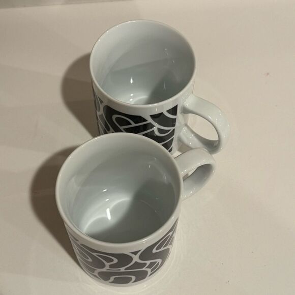 IKEA SÖTRÖNN Black and White Mug Set of 2 - Picture 5 of 5